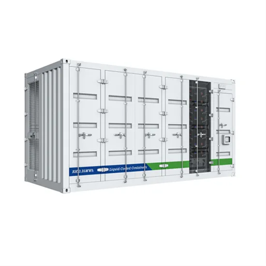 Prospects of containerized energy storage system